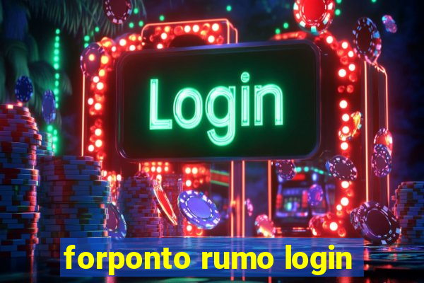 forponto rumo login